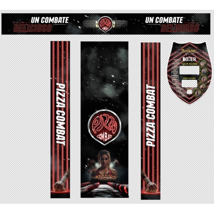 Maquina de boxeo Backser personalizada