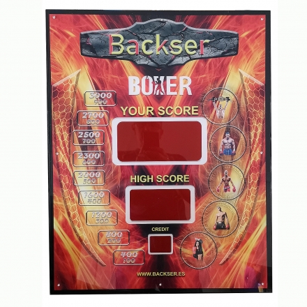 Pantalla de 5 mm para maquina de boxeo Backser